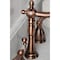 Kingston Brass KB197ALAC 8" Widespread Bathroom Faucet, Antique Copper KB197ALAC - alternate 3